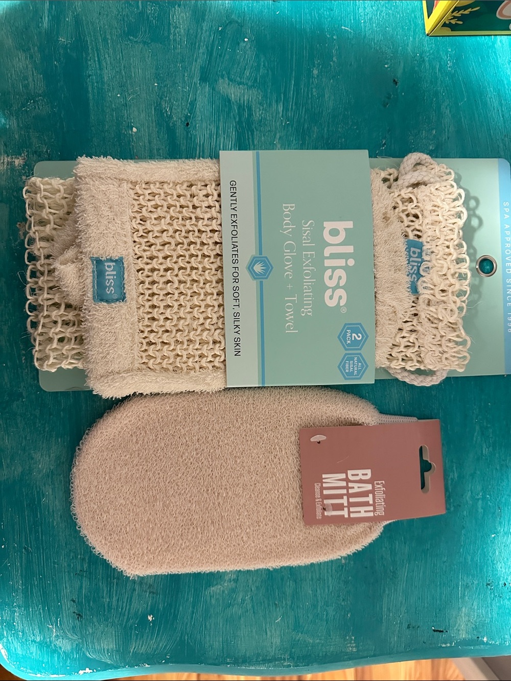 Bliss Pink Exfoliating Bath Mitt
